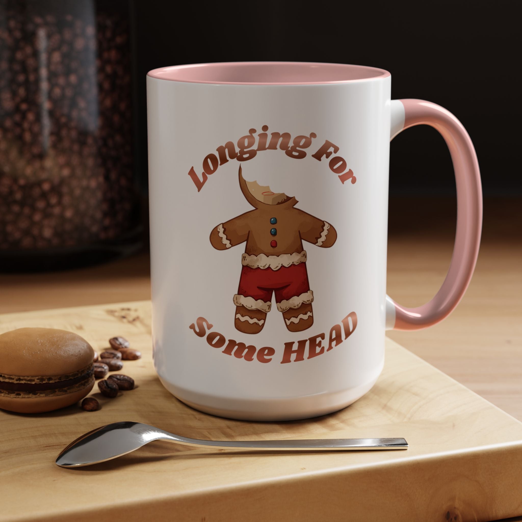 Gingerbread 'Longing For Some Head' Accent Coffee Mug (11/15oz)