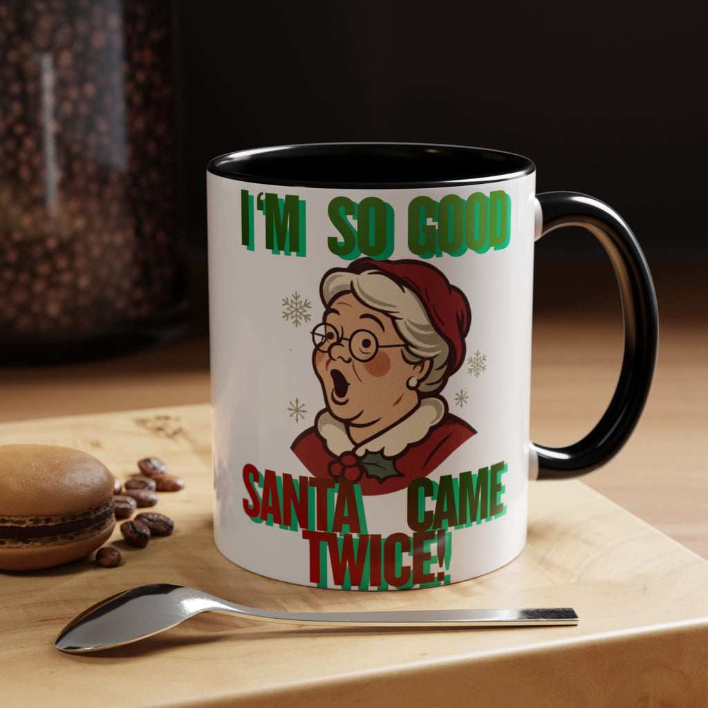 Naughty Mr. & Mrs. Clause Christmas Coffee Mug
