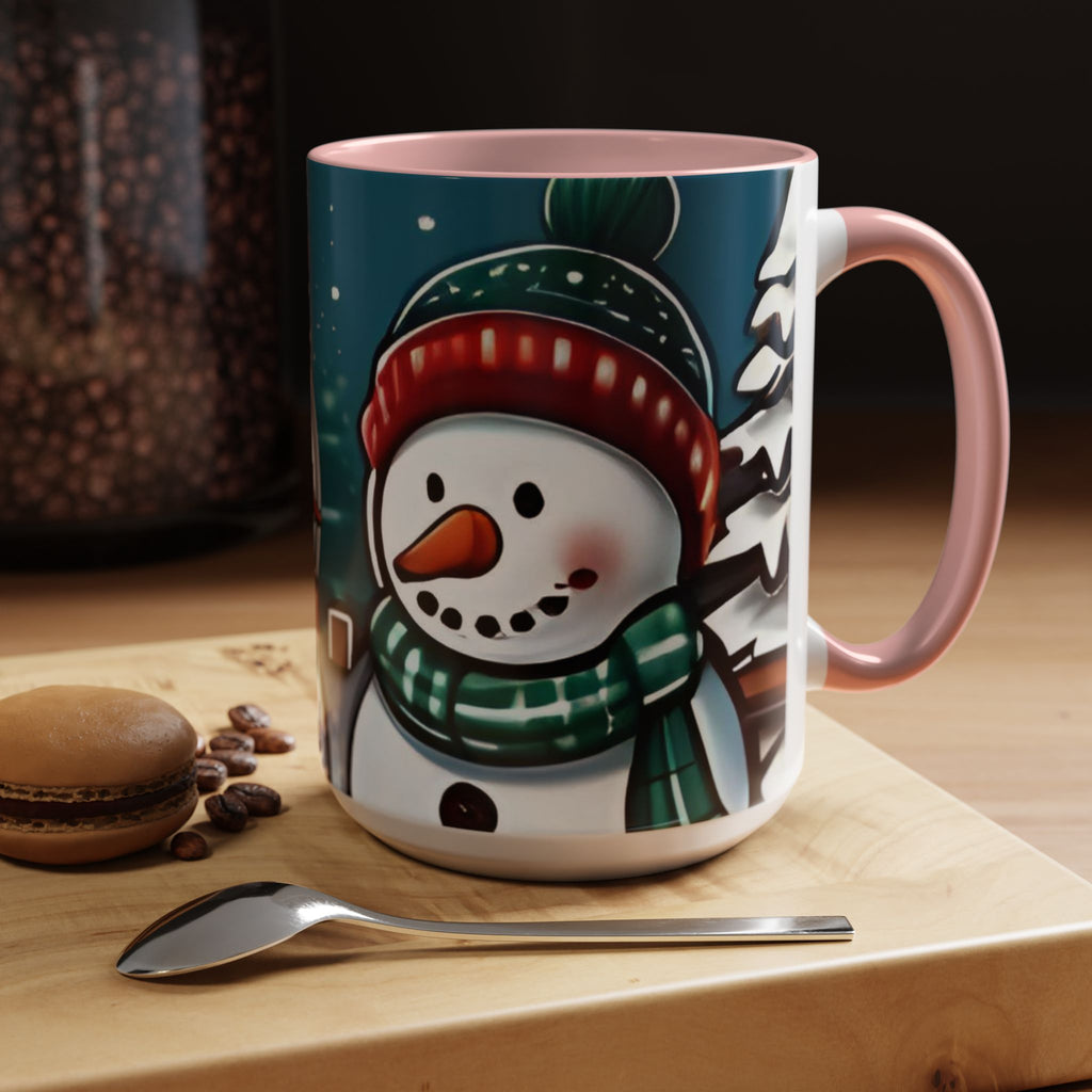 Cute Snowman Christmas Mug (11/15oz) - Winter Snowmen Christmas Mug