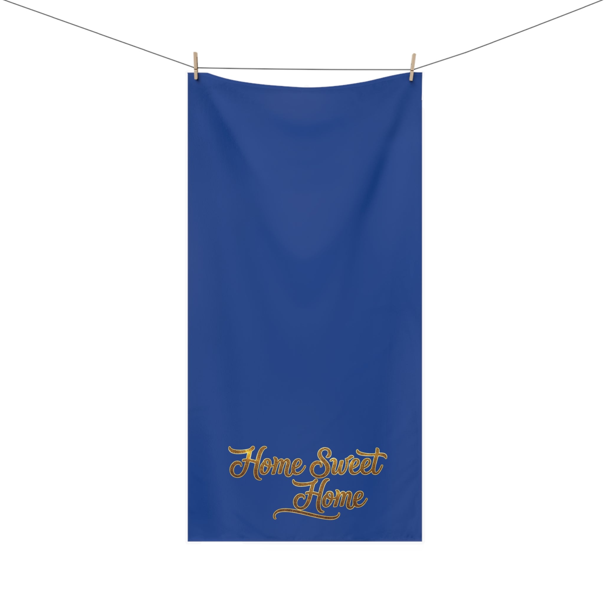 Home Sweet Home Beach Towel — Plush Cotton Bath & Pool Towel