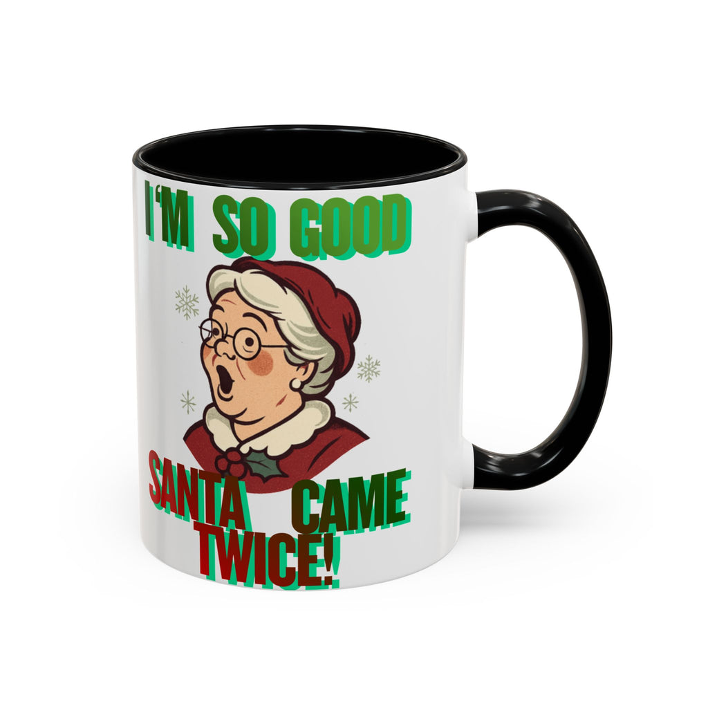 Naughty Mr. & Mrs. Clause Christmas Coffee Mug