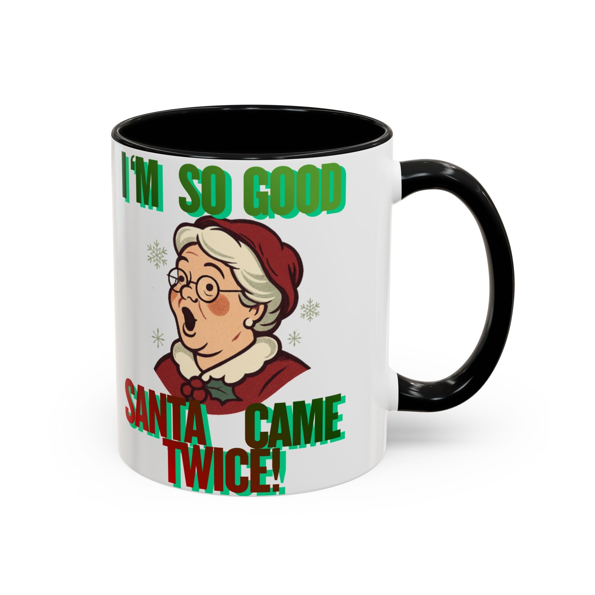 Naughty Mr. & Mrs. Clause Christmas Coffee Mug