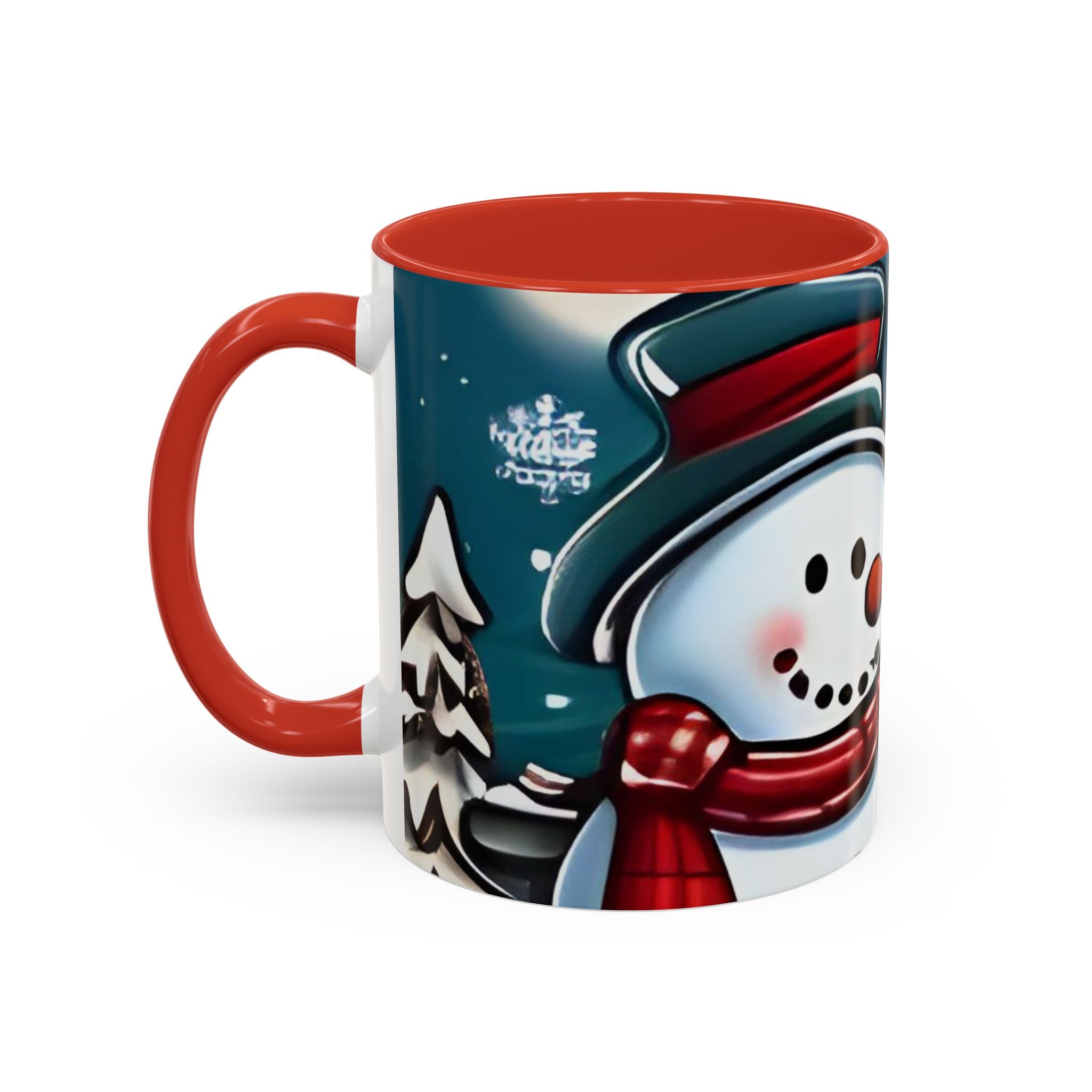 Cute Snowman Christmas Mug (11/15oz) - Winter Snowmen Christmas Mug