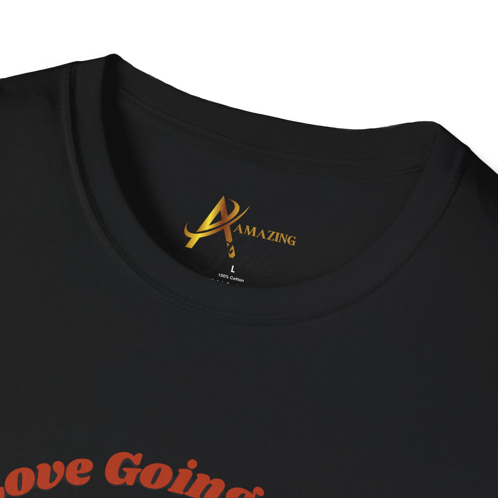 Adult Themed Santa Chimney T-Shirt - 'I Love Going Down' Christmas Attire