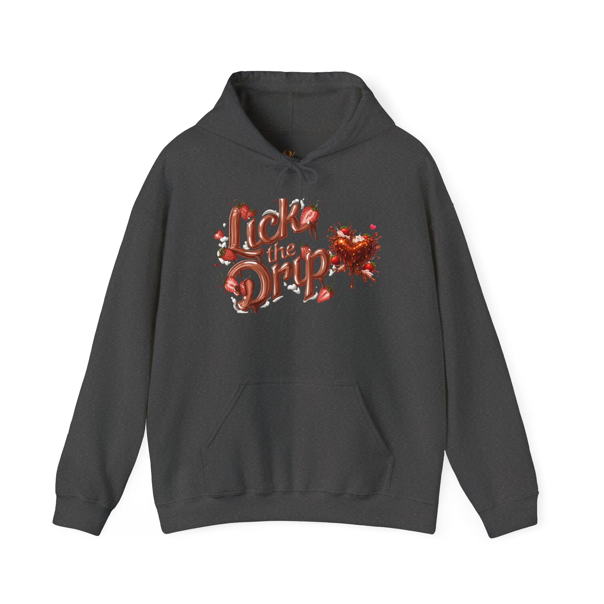 Dripping Heart Graphic Hoodie | Valentine's Day Heart Drip Design