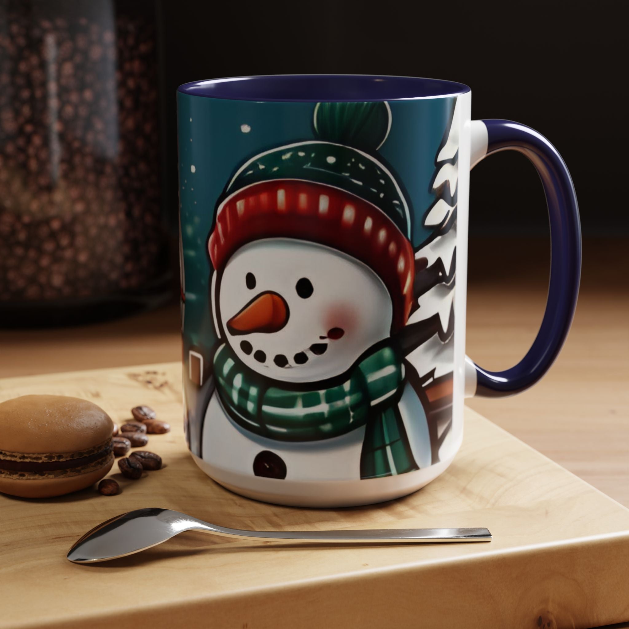 Cute Snowman Christmas Mug (11/15oz) - Winter Snowmen Christmas Mug